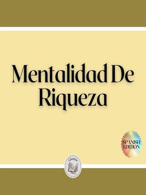 cover image of Mentalidad De Riqueza